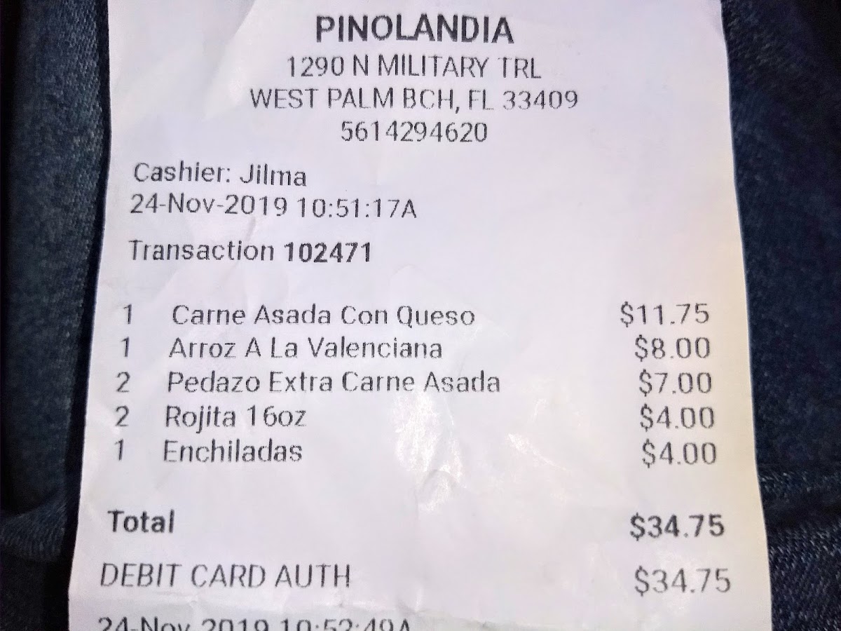 Pinolandia West Palm Beach Menu - Image 4